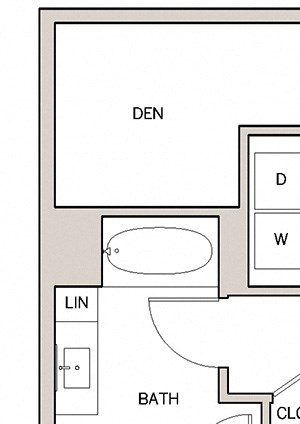 1 Bed 1 Bath Den A19D 1 Bed 1 Bath Den A19D at AVE King of Prussia, Pennsylvania, 19406